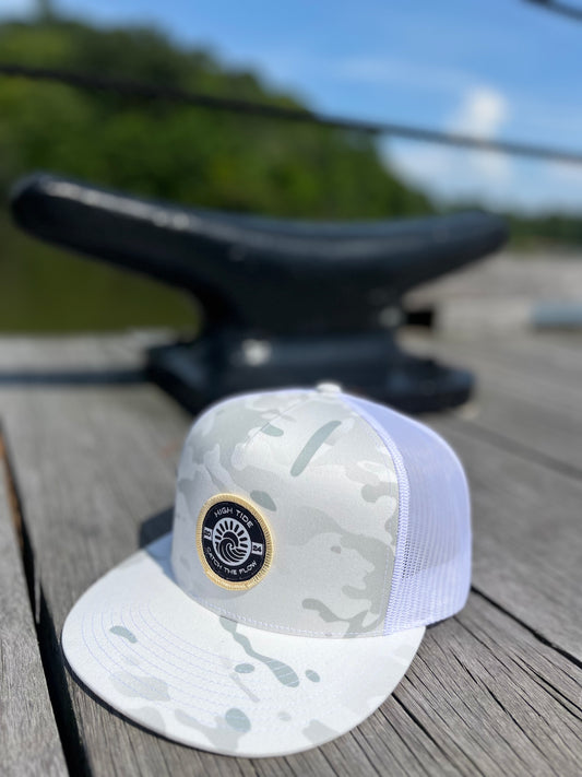 High Tide Flat Bill Catch The Flow Trucker Hat