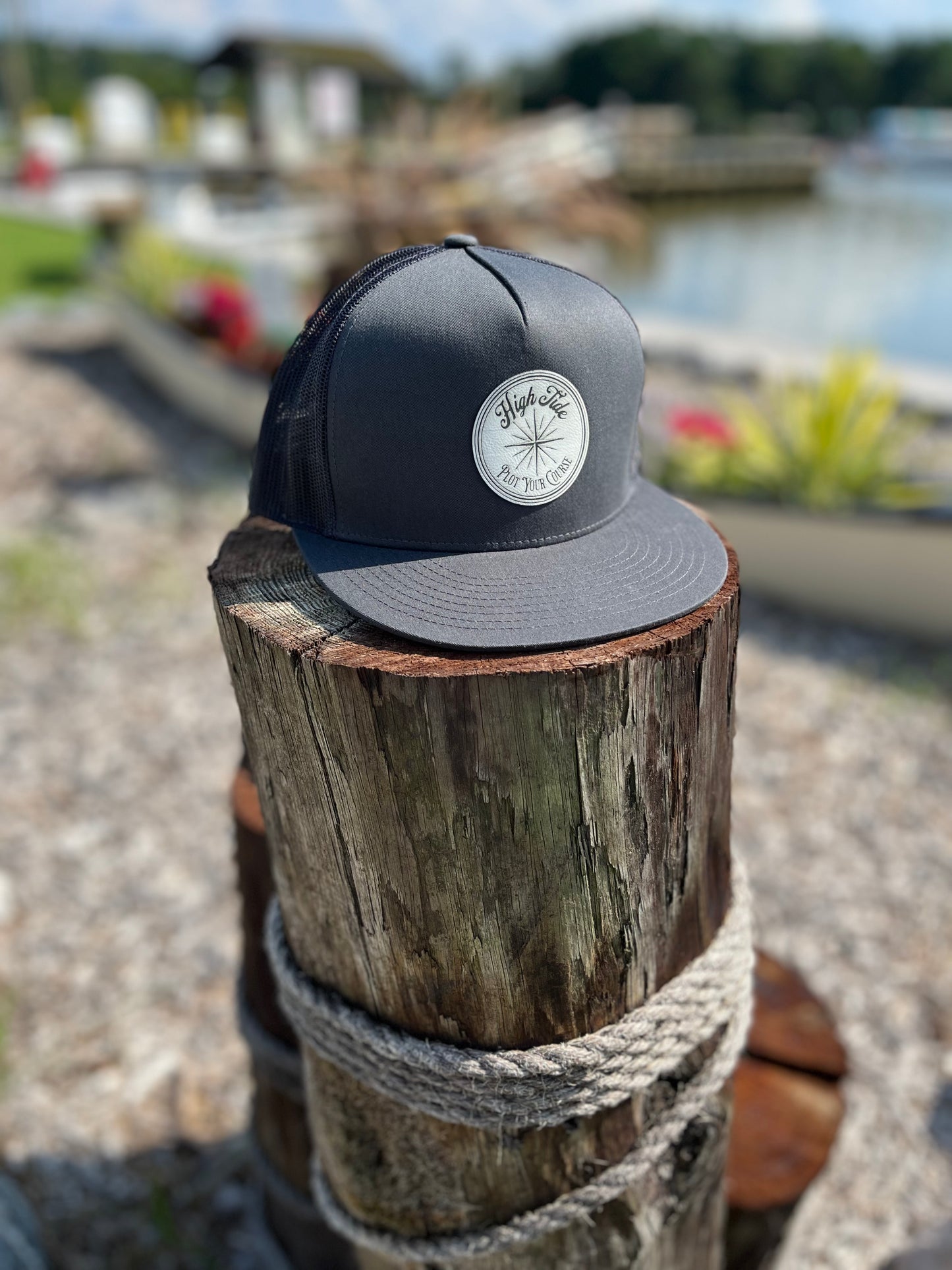 High Tide Flat Bill Plot Your Course Trucker Hat