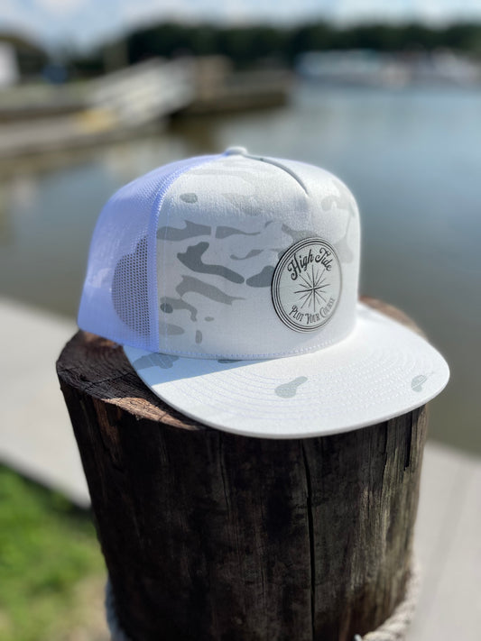 High Tide Flat Bill Plot Your Course Trucker Hat