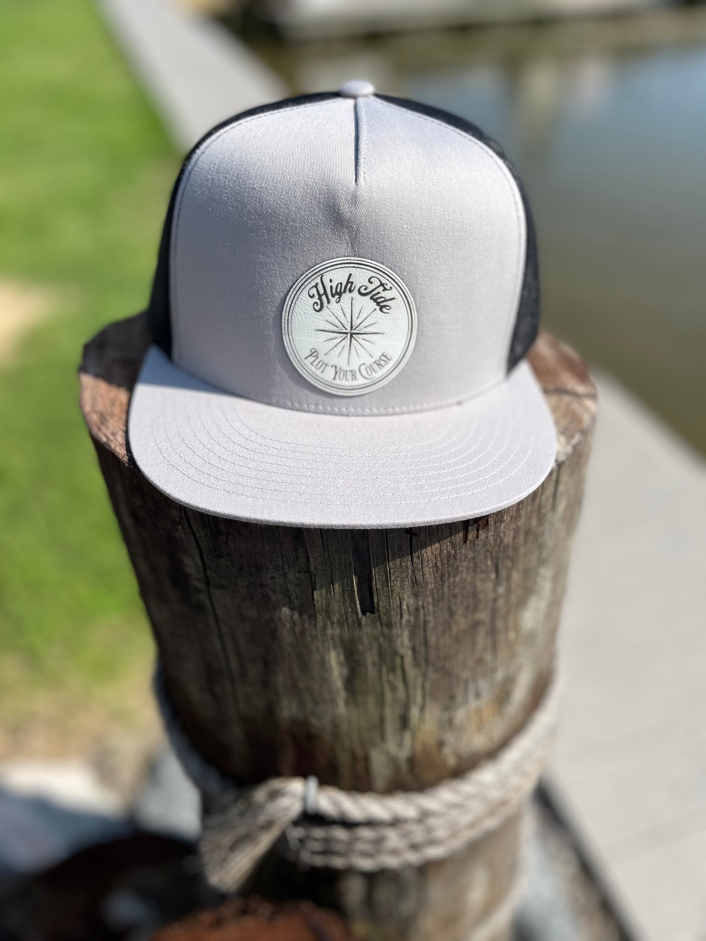 High Tide Flat Bill Plot Your Course Trucker Hat